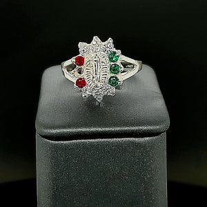 925 Silver Mother Mary Ring