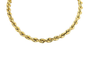 10k gold rope chain 