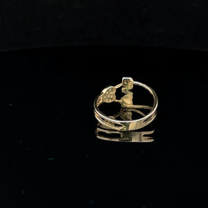 10K Real Gold Love Heart Ring