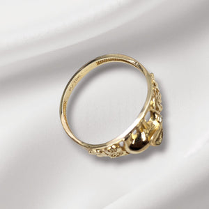 10K Real Gold Fancy Elephant Ring