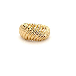 10K Real Gold Shrimp Style Ring