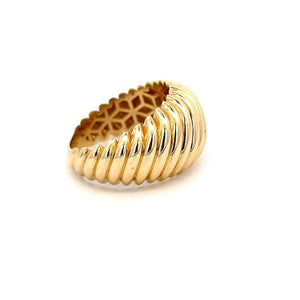 10K Real Gold Shrimp Style Ring