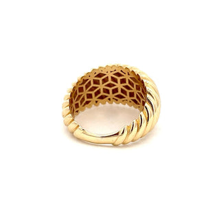 10K Real Gold Shrimp Style Ring