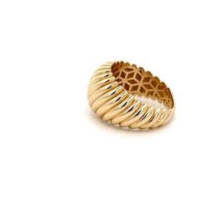 10K Real Gold Shrimp Style Ring
