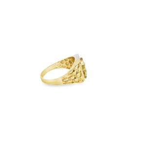 10K Real Gold Eagle Men's Ring