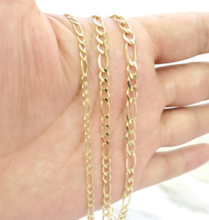 14K Gold Figaro Bracelet