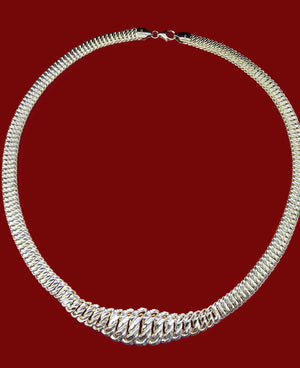 10K Real Gold Hollow DC Fancy Princess Necklace & Bracelet Set (17" & 7")