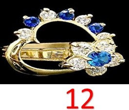 10k Real Gold Motion Rings CZ Ring