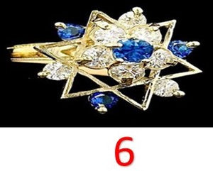 10k Real Gold Motion Rings CZ Ring