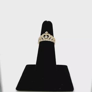 10K Gold Crown ring