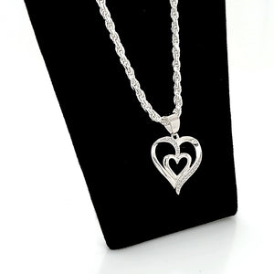 925 Silver Heart Charm