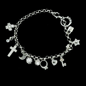 925 Silver Charm Bracelet 