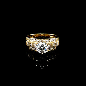 10K Gold Solitaire Ring