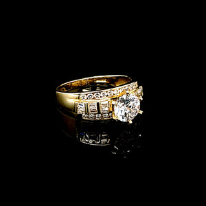 10K Gold Solitaire Ring
