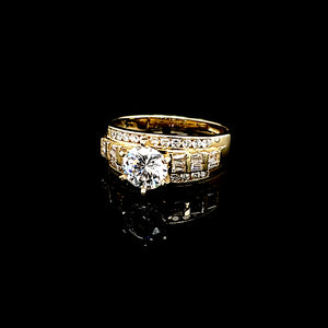 10K Gold Solitaire Ring