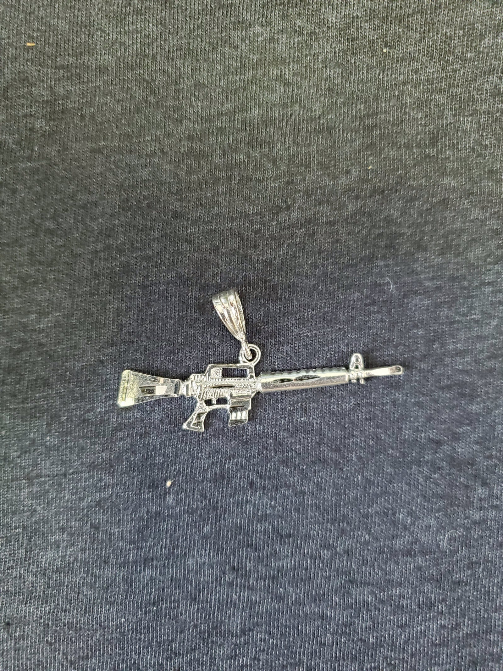 925 Silver Gun Charm