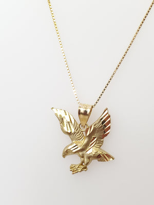 10K  Gold Eagle Charm