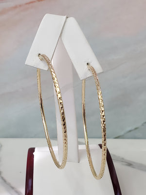 10k Gold hoop Earrings