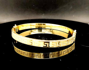 10k Yellow Gold Bangle - G&G Jewellery