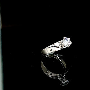 925 Silver Solitaire Ring