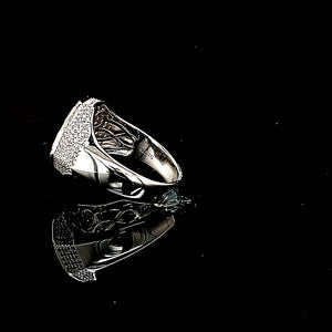 925 Silver Hexagone Ring
