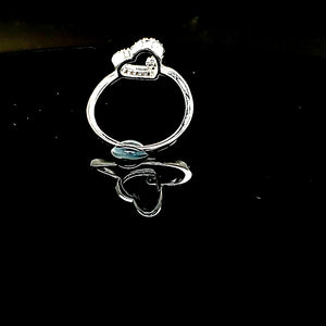 925 Silver Heart Ring