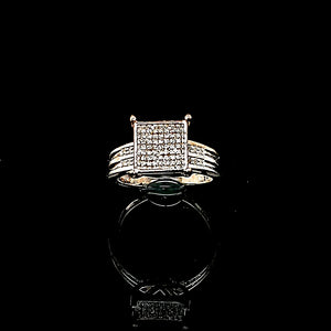 925 Silver Square Ring