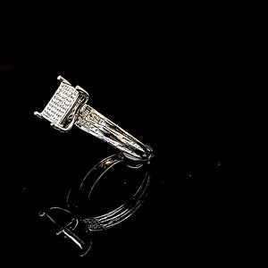 925 Silver Square Ring