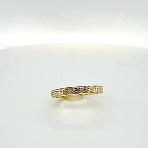 10K Gold Greek Ring