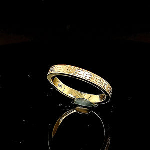 10K Gold Greek Ring