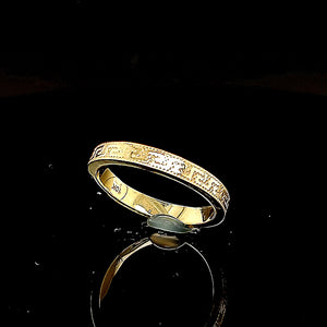 10K Gold Greek Ring