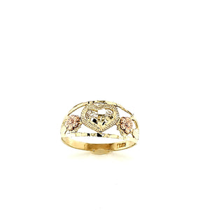 10K Gold Heart Ring