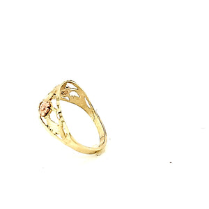 10K Gold Heart Ring