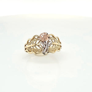 10K Gold Flower Ring