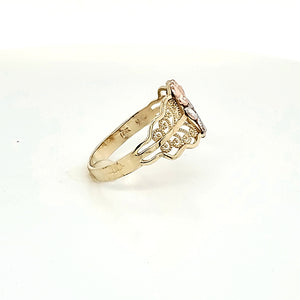 10K Gold Flower Ring