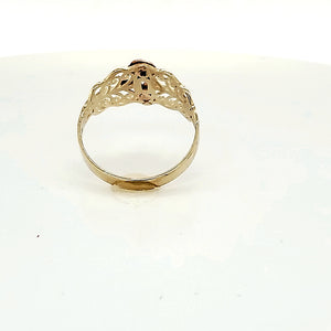 10K Gold Flower Ring