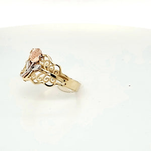 10K Gold Flower Ring