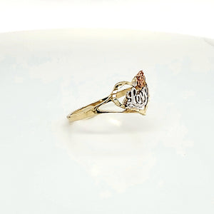 10K Gold Heart Ring