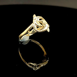 10K Gold Dolphin Ring