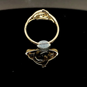 10K Gold Dolphin Ring
