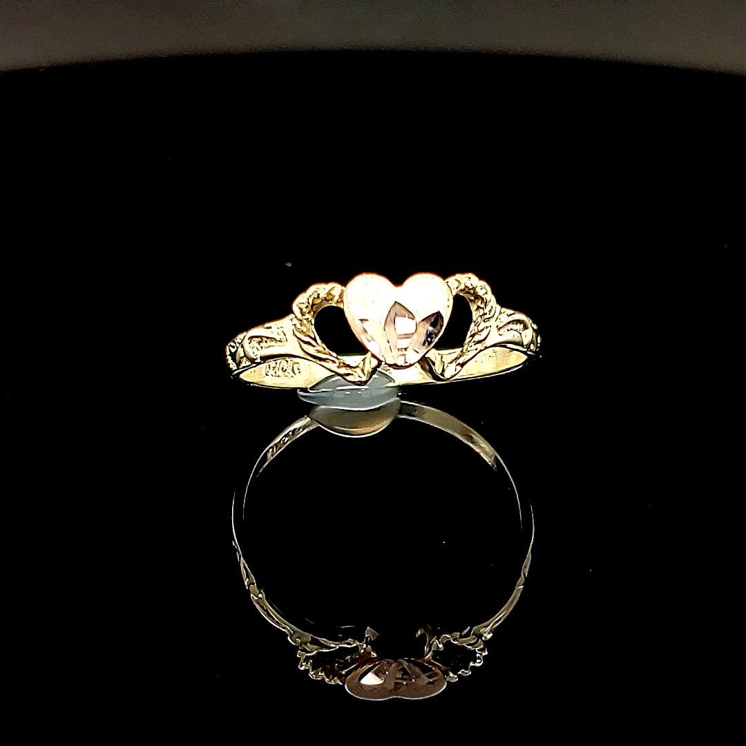 10K Gold Heart Ring