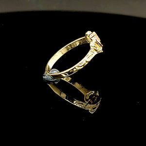 10K Gold Heart Ring