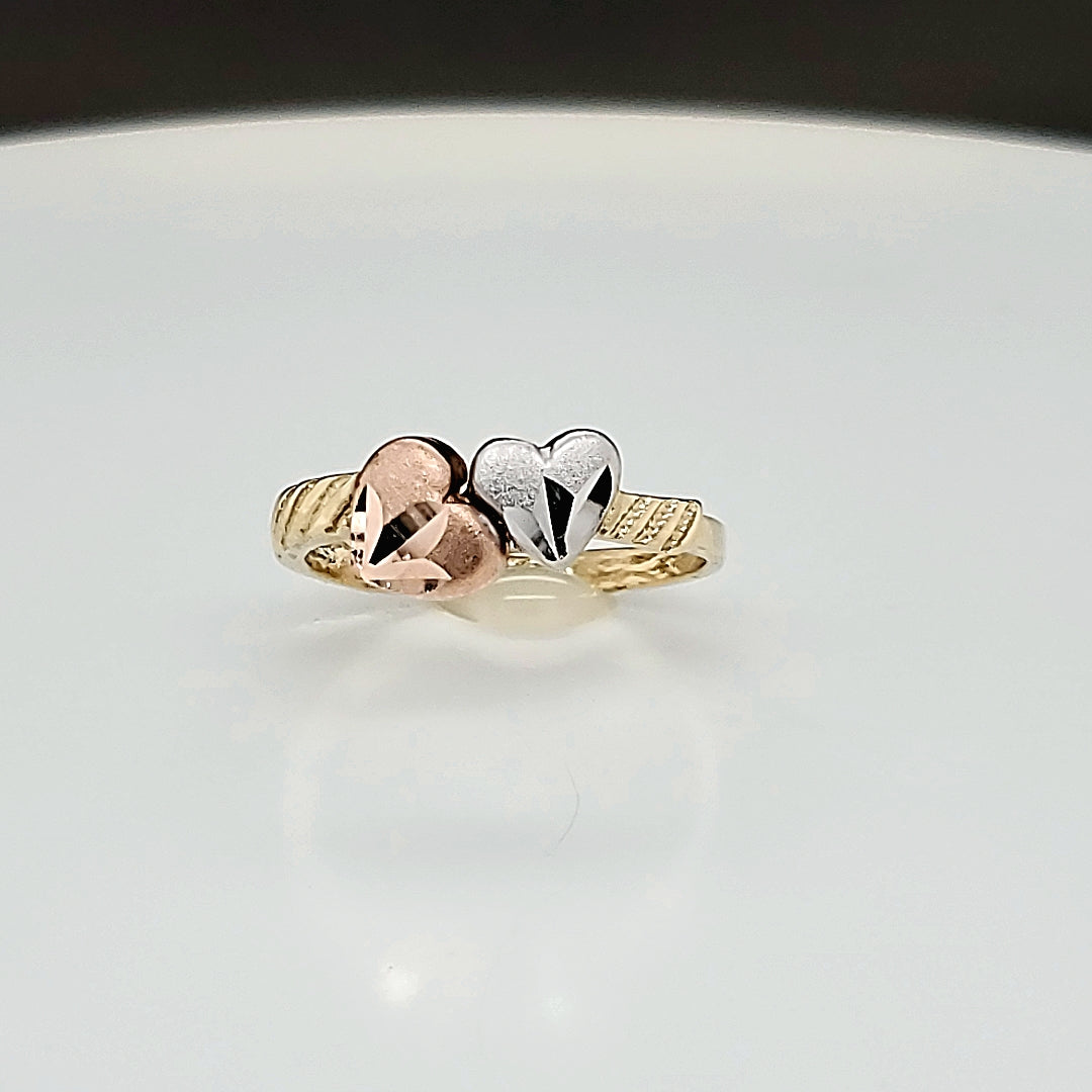 10K Gold Heart Ring 
