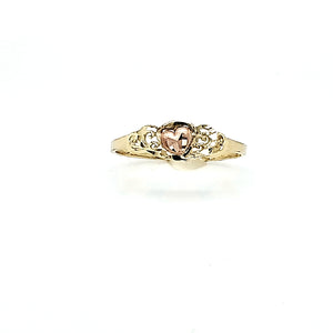 10K Gold Heart Ring