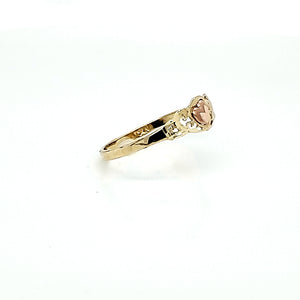 10K Gold Heart Ring