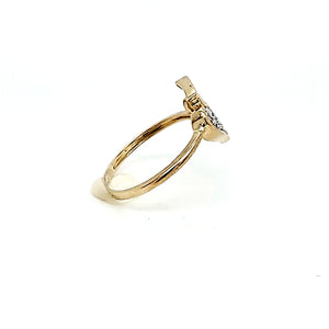 10K Gold Heart Ring