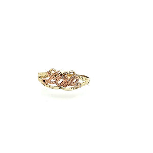 10K Gold Love Ring 