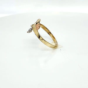 10K Gold Flower Ring