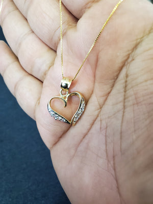10K Gold Heart charm