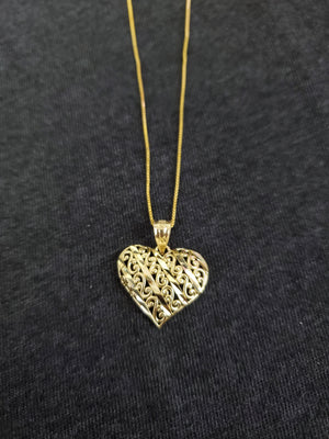10K Gold Heart charm